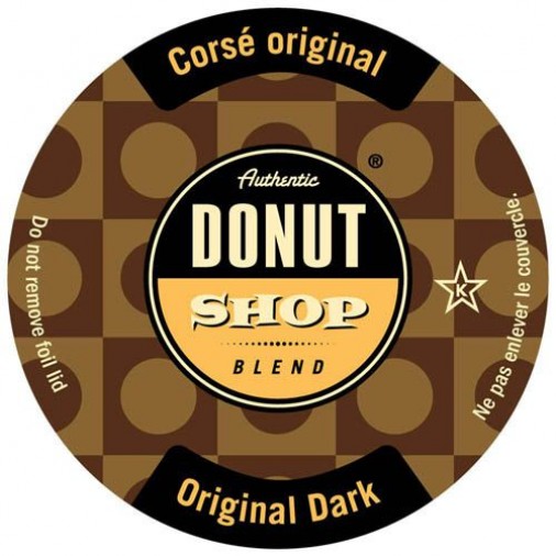 Authentic Donut Shop Dark Roast Single Serve Coffee