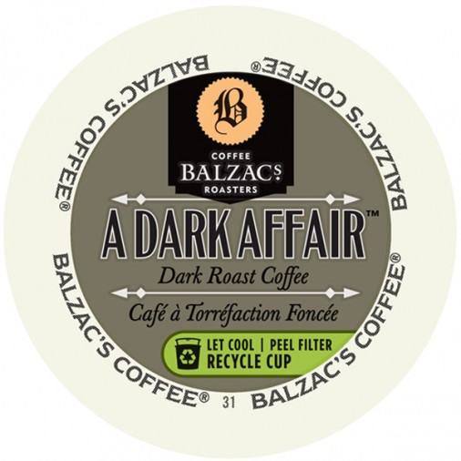 Balzac's A Dark Affair Single Serve Coffee