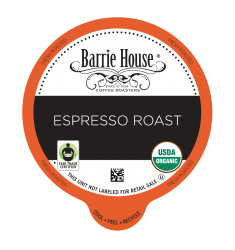 Barrie House Espresso Blend Single Serve Coffee