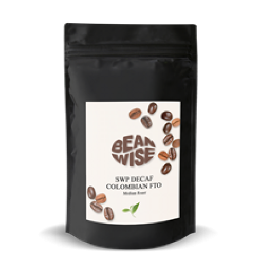 Beanwise Colombian FTO Decaf Coffee Beans (8oz)