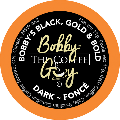 Bobby's Black, Gold and Bold Single Serve Coffee