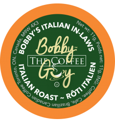 Bobby's Italian Roast Single Serve Coffee