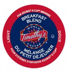 Timothy's Breakfast Blend, Single Serve Coffee