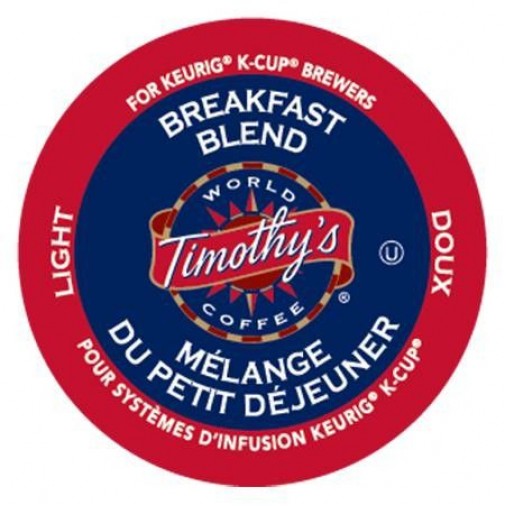 Timothy's Breakfast Blend, Single Serve Coffee